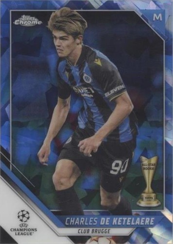 2021-22 Topps Chrome UCL Sapphire Edition Charles De Ketelaere #14