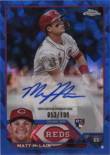 2023 Topps Chrome Update Series Sapphire Edition - Matt McLain #USA-MMC