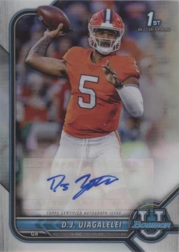 2021-22 Bowman University D.J. Uiagalelei #BCPA-DU