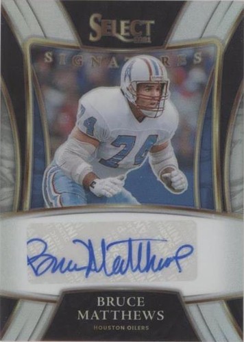 2021 Panini Select Bruce Matthews #SSP-BMA