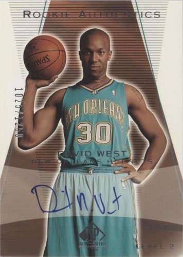 2003-04 SP Authentic - David West #162