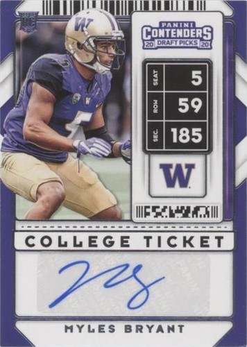 2020 Panini Contenders Draft Picks Myles Bryant #196
