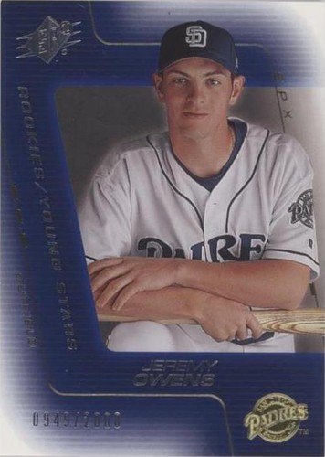 2001 SPx - Jeremy Owens #118