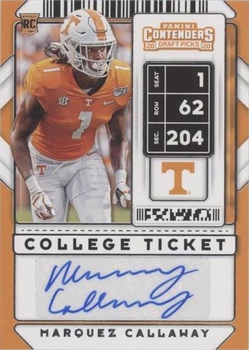 2020 Panini Contenders Draft Picks Marquez Callaway #264