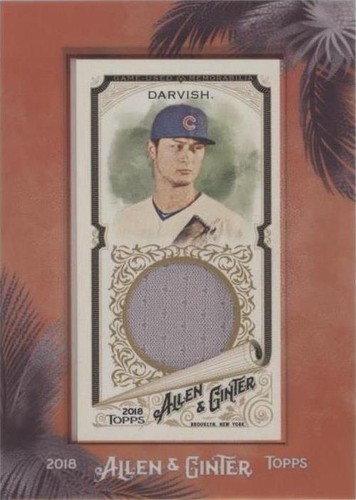 2018 Topps Allen & Ginter - Yu Darvish #MFR-YD