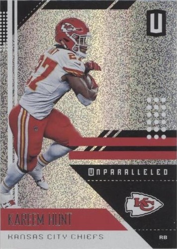 2018 Panini Unparalleled Kareem Hunt #96