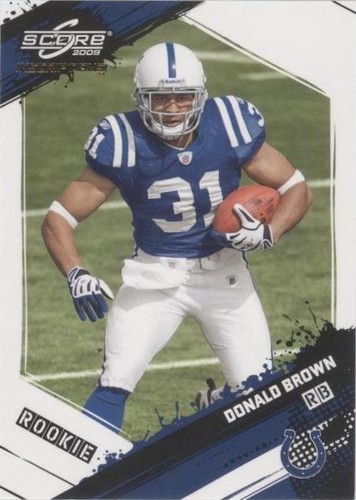 2009 Score Inscriptions Donald Brown #337