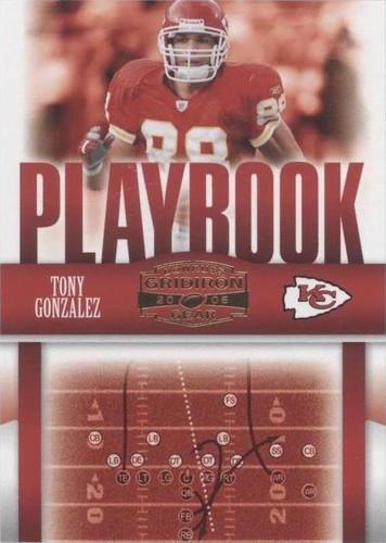 2006 Donruss Gridiron Gear Tony Gonzalez #PB-22