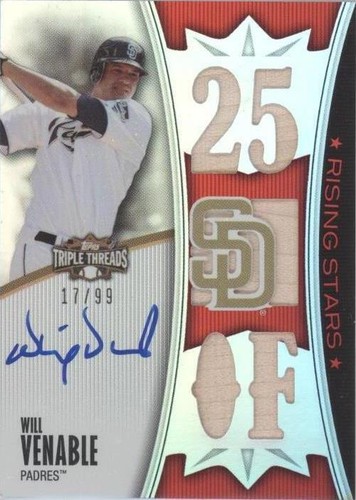 2010 Topps Triple Threads - Will Venable #150