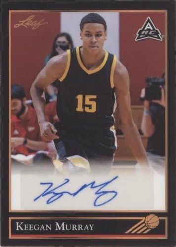 2021-22 Leaf Memories - Keegan Murray #BG-KM1