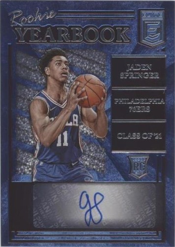 2021-22 Donruss Elite - Jaden Springer #RY-JSP