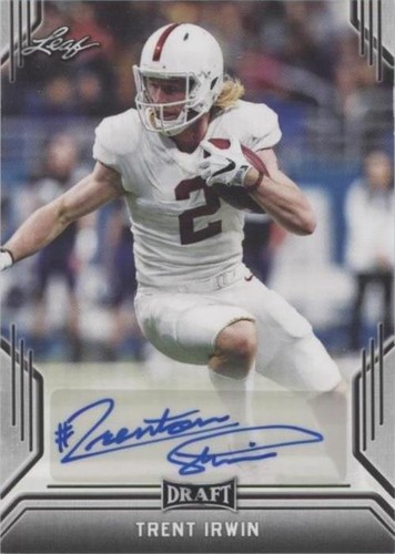 2019 Leaf Draft Trent Irwin #BA-TI1