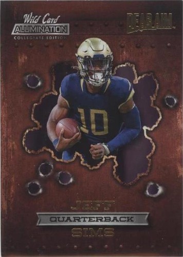 2021 Wild Card Alumination NIL Collegiate Edition Jeff Sims #ANDA-16
