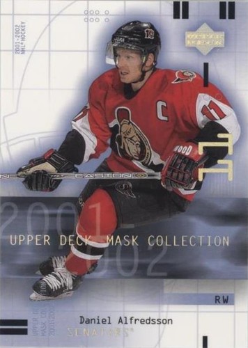 2001-02 Upper Deck Mask Collection - Daniel Alfredsson #67