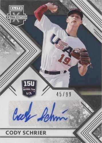 2018 Panini Elite Extra Edition - Cody Schrier #15U-CO