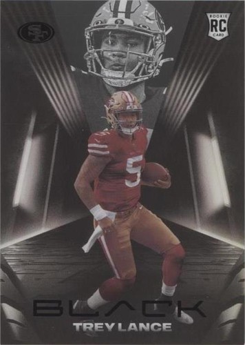 2021 Panini Black Trey Lance #104