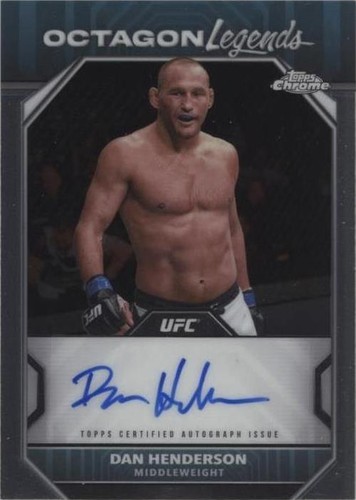 2024 Topps Chrome UFC - Dan Henderson #OLA-DHE
