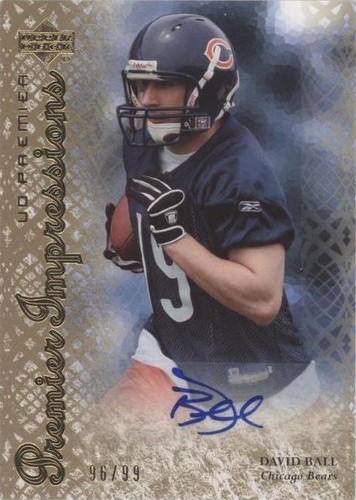 2007 UD Premier David Ball #PI-DB