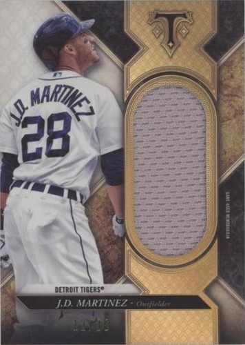 2017 Topps Triple Threads - J.D. Martinez #SJR-JM