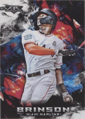 2018 Topps Fire - Lewis Brinson #92