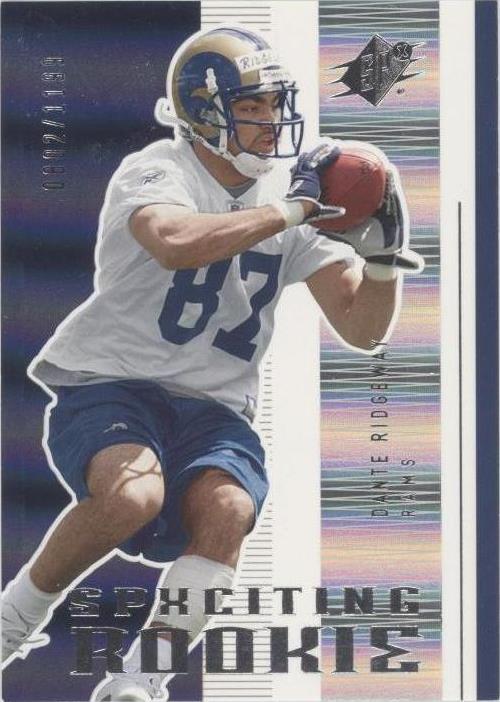 2005 SPx Dante Ridgeway #153
