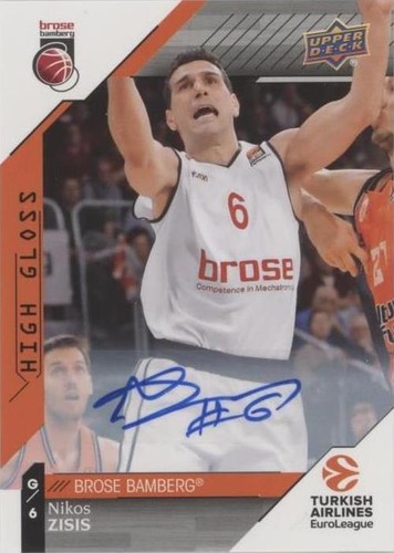 2017-18 Upper Deck Euroleague - Nikos Zisis #7