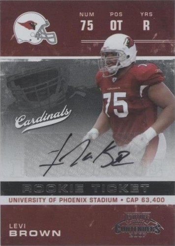 2007 Playoff Contenders Levi Brown #190