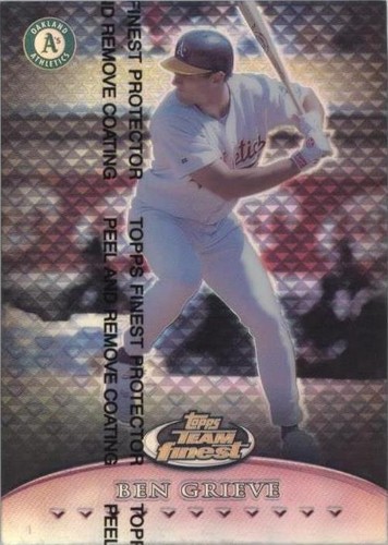 1999 Topps Finest - Ben Grieve #TF20