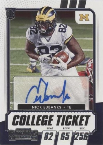 2021 Panini Contenders Draft Picks Nick Eubanks #265