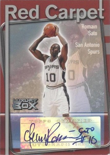 2004-05 Topps Luxury Box - Romain Sato #RC-RS