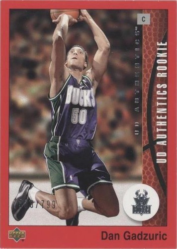 2002-03 Upper Deck UD Authentics - Dan Gadzuric #101