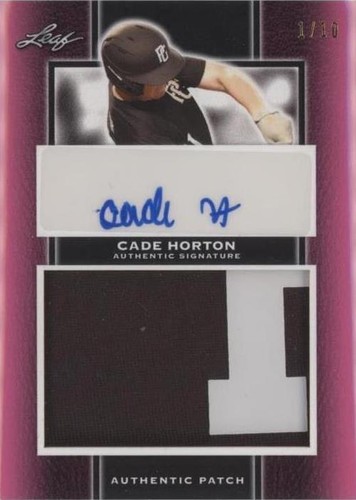 2019 Leaf Perfect Game National Showcase - Cade Horton #PA-CH1