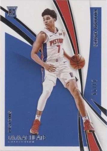 2020 Immaculate Remarkable Rookie Jerseys Quad /25 Isaac