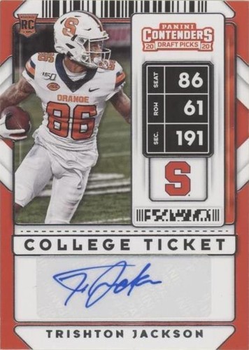 2020 Panini Contenders Draft Picks Trishton Jackson #207