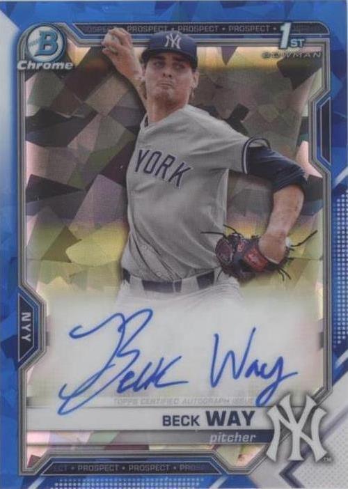 2021 Bowman Sapphire Edition - Beck Way #BSPA-BW
