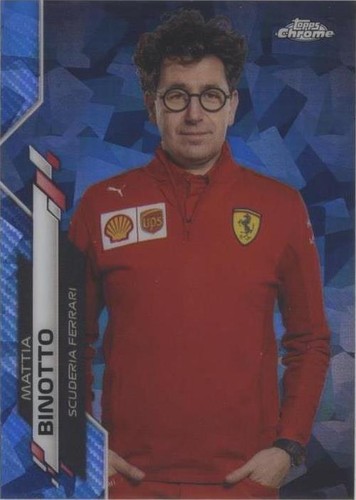 2020 Topps Chrome Sapphire Edition Formula 1 - Mattia Binotto #86