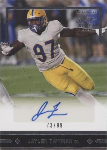 2021 Leaf Ultimate Draft Jaylen Twyman #GLR-JT1