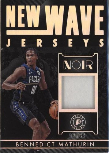 2022-23 Panini Noir - Bennedict Mathurin #NWJ-BNM