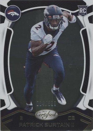 2021 Panini Certified Patrick Surtain II #145