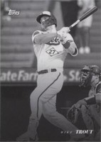 2022 Topps Black & White - Mike Trout #16