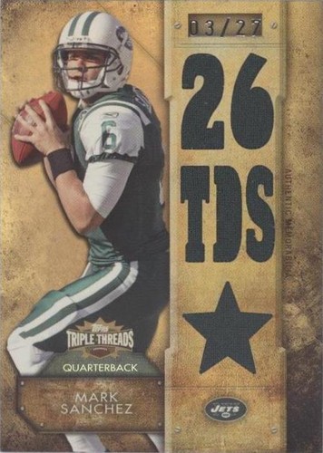 2012 Topps Triple Threads Mark Sanchez #TTR-94