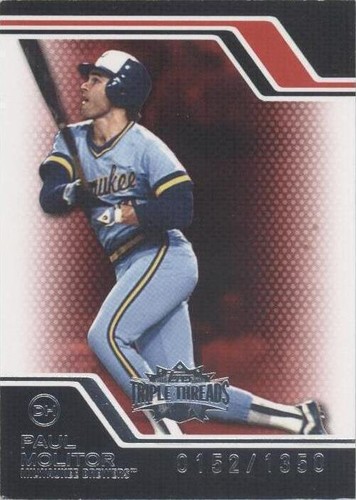 2008 Topps Triple Threads - Paul Molitor #118