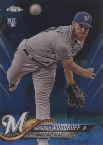 2018 Topps Chrome Sapphire Edition - Brandon Woodruff #179