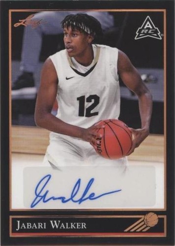 2021-22 Leaf Memories - Jabari Walker #BG-JW1
