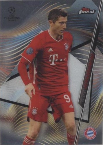 2020-21 Topps Finest UCL Robert Lewandowski #50