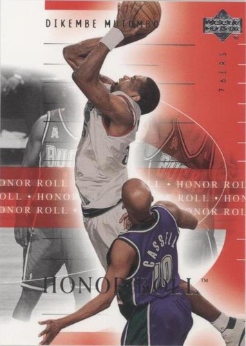 2001-02 Upper Deck Honor Roll - Dikembe Mutombo #65