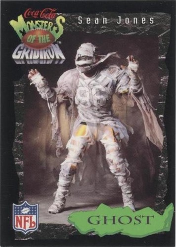 1994 Classic Pro Line Live Coca-Cola Monsters of the Gridiron Sean Jones #11