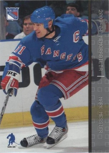 2003-04 In the Game Be A Player Memorabilia - Mark Messier #49