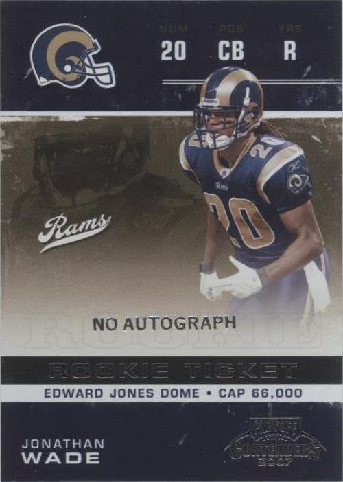2007 Playoff Contenders Jonathan Wade #174