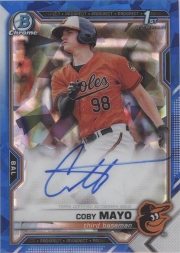 2021 Bowman Sapphire Edition - Coby Mayo #BSPA-CM